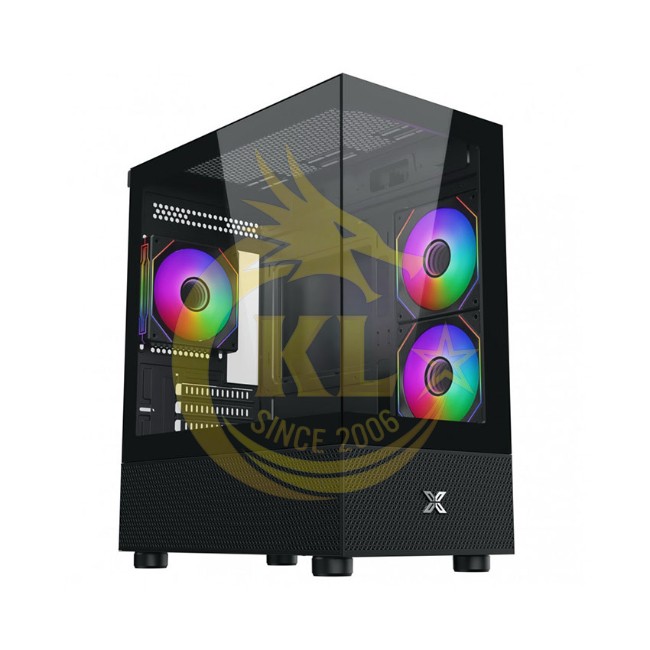 Case Xigmatek Alphard M Arctic 3GF (3 FAN RGB)  - Màu Đen